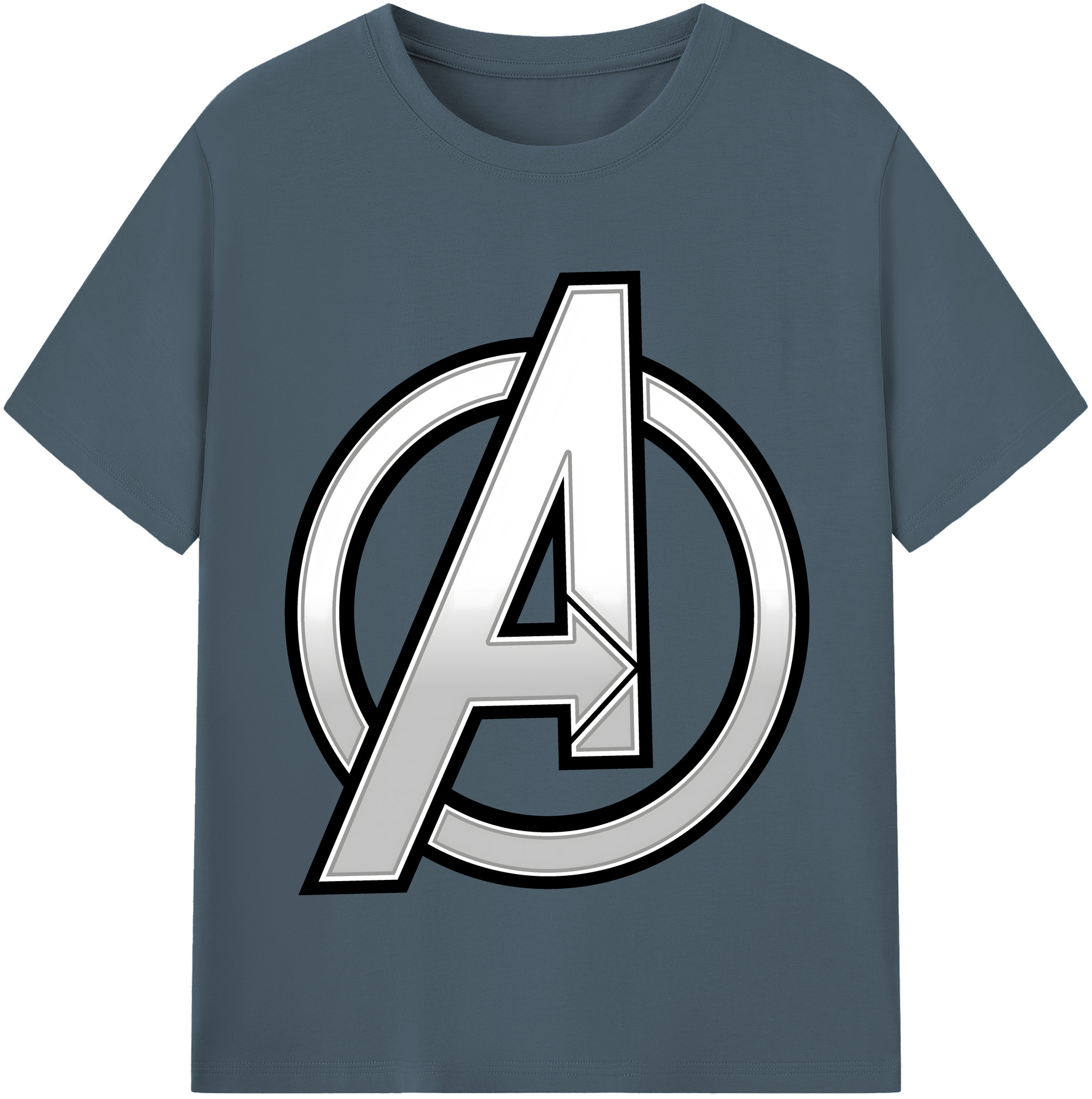 （画像用） アベンジャーズ The Avengers 綿100％半袖Tシャツ（フロントプリント）